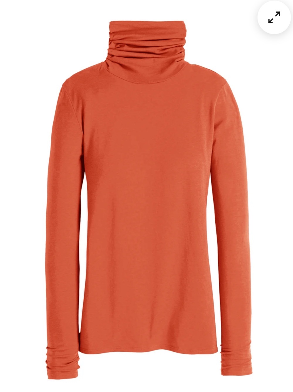 Peruvian Connection Extreme T-Neck Pima Cotton Sunset Turtleneck size Medium